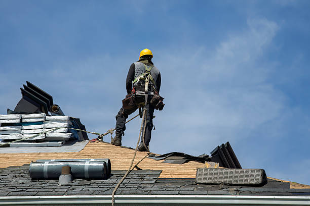 Professional Roofing technician working in Lionville, PA